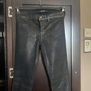 J Brand coated black jeans - size 27.